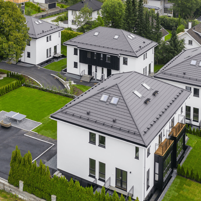Four semi-detached houses in Oslo's most prestigious Holmenkollen area