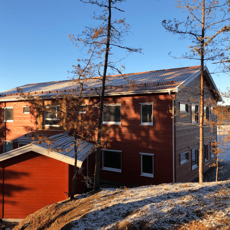 To-etasjes omsorgsboliger i Sveriges